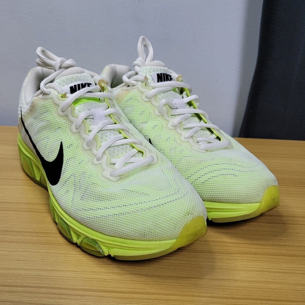 Womens Nike Air Max 2015 Volt Green Running Sneakers Shoes 683635-100 Size 9